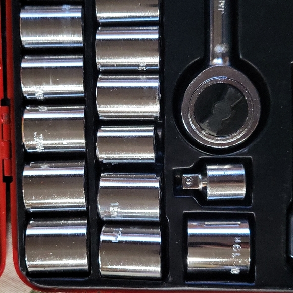 Vintage Oxwall Powermaster 40pc Metric-Inch socket set Japan - Picture 3 of 10